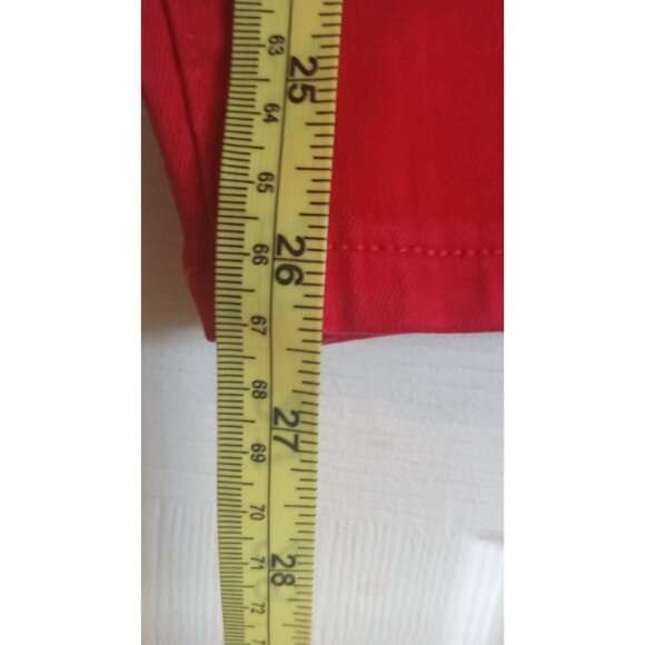 Liver Pool red Hugger ankle jeans - Picture 6 of 7